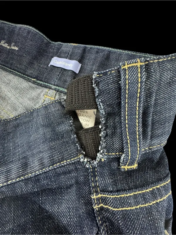 Gap maternity jeans Dark Blue Women's Bootcut Jeans additional elastic sides - Image 5