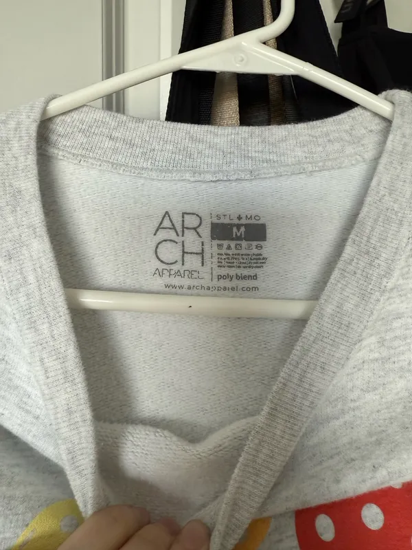 Pickleball sweatshirt Gray Size M - Image 2