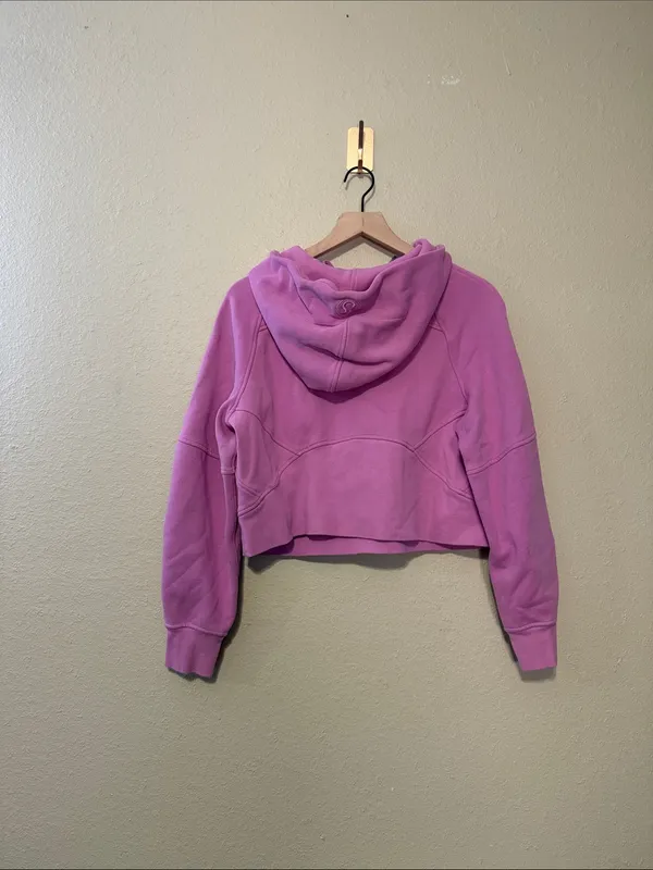 Lululemon Dahlia Mauve scuba hoodie Size XS Small - Image 6