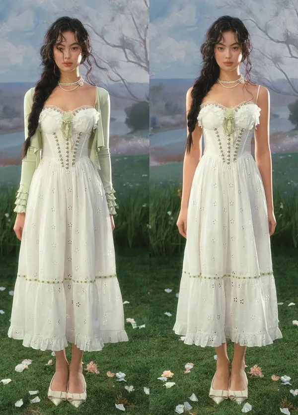 NEW LaceMade Mint in Season Corset Dress Size M - Image 4