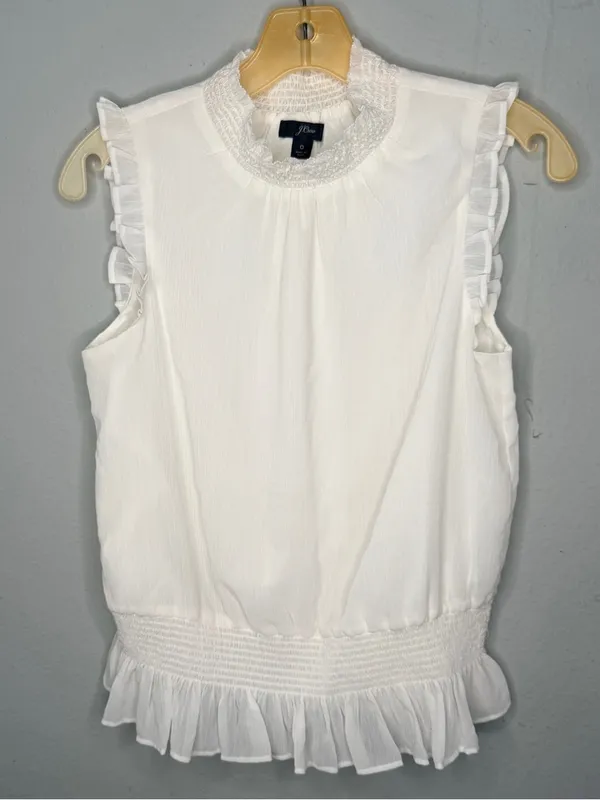 J Crew White Top - Image 4