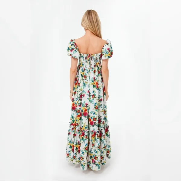 Cara Cara Payton Off-Shoulder Cutout Poplin Maxi Dress - Image 3