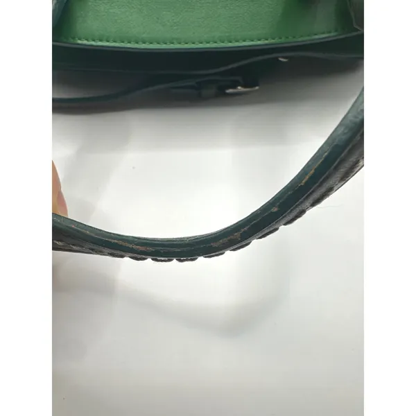 Vintage‎ Coach 7465 Hamilton Kelly Green Leather Satchel Handbag - Image 13