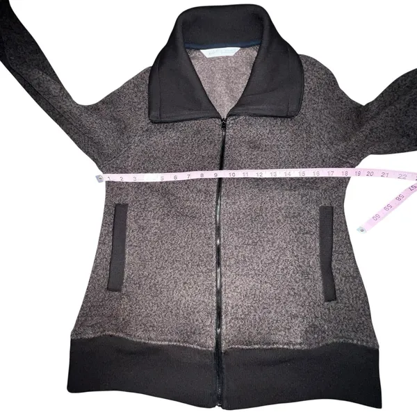Vintage Woolrich Full Zip Lined Jacket‎ Women's Medium Brown Pockets Collared - Image 5