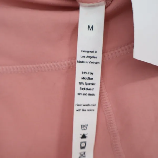 Paddington Station Pink High Rise Leggings Womens Medium Side Pockets Activewear - Image 3