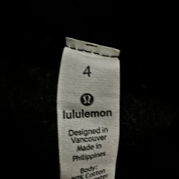1016. Lululemon Ready to Crush High-Rise Velour Jogger *Full Length Black sz 4 - Image 5