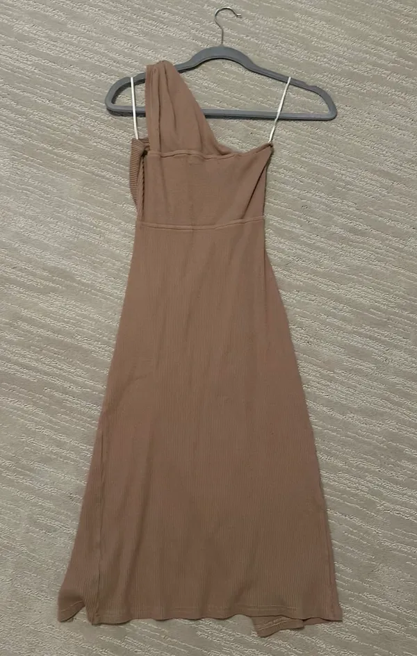 The Pants Store Tan Cut Out Midi Dress - Image 5