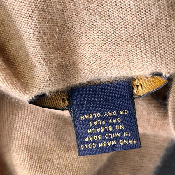 Brooks Brothers‎ Italian Cashmere Sweater Tan Medium - Image 11