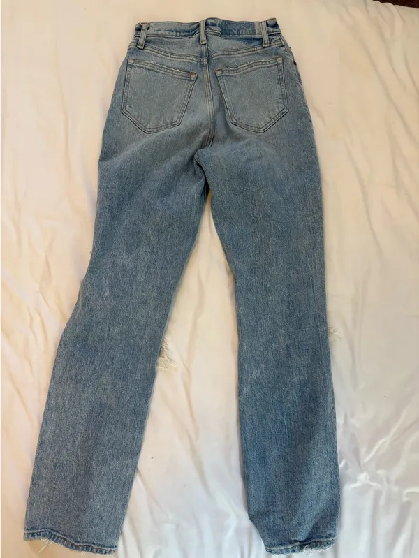 Abercrombie Classic High-Rise Distressed Women’s Jeans - Curve Love 0R / 25 - Image 5