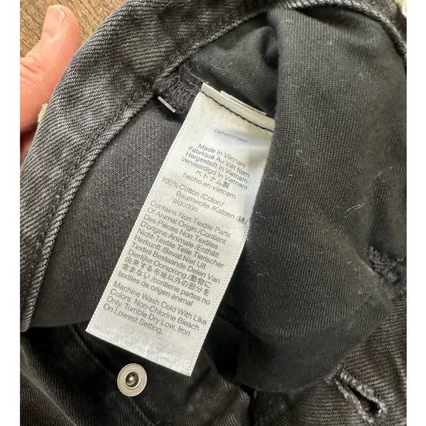 Madewell The Balloon Jean in Washed Black Size 26 - Image 6