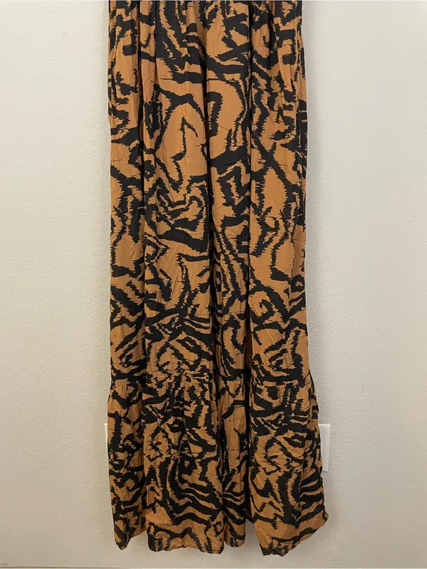Anthropologie Printed Smocked Sleep Maxi Dress Size Large - Image 5