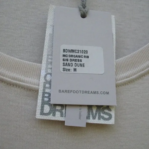 NWT Barefoot Dreams Malibu Organic Cotton T Shirt Midi Dress - Image 9