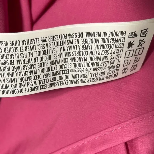 NEW Forever 21 Pink Silk Satin Spaghetti Midi Cami Camisole Slip Tank Dress M - Image 5