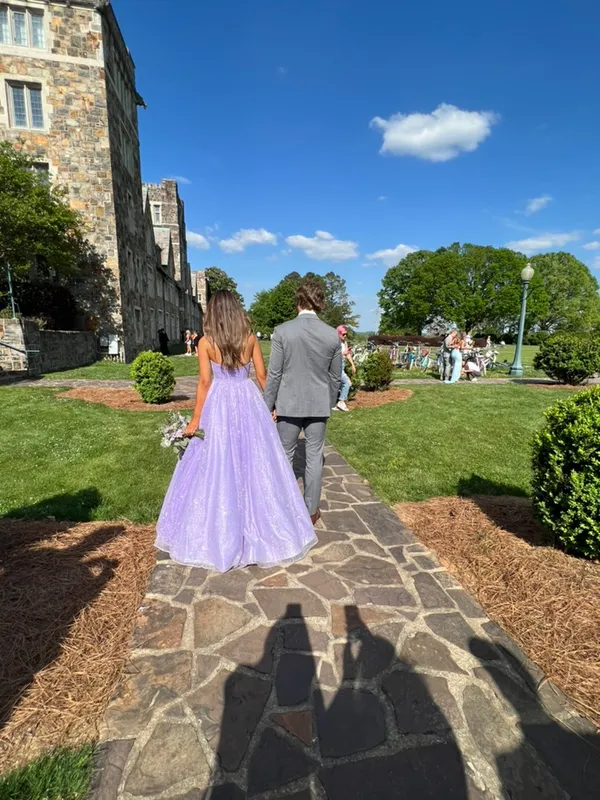PROM DRESS Purple Size 0 - Image 5