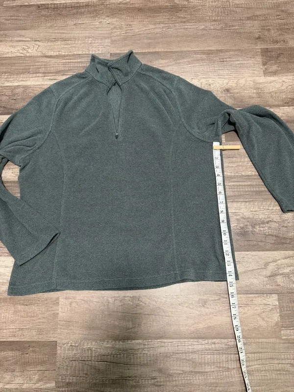 Lands'‎ End Polartec Aircore 100 1/4 Zip Fleece Pullover Sweater Size XL(18) - Image 7