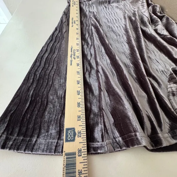 Mauve Gret Crushed Velvet Babydoll Dress Short Sleeve Mini Loveriche Romantic - Image 8