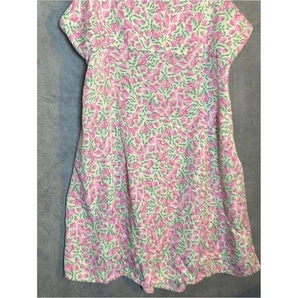 Zara Floral Mini Floral Coquette Preppy Dress‎ Romantic size Large - Image 2