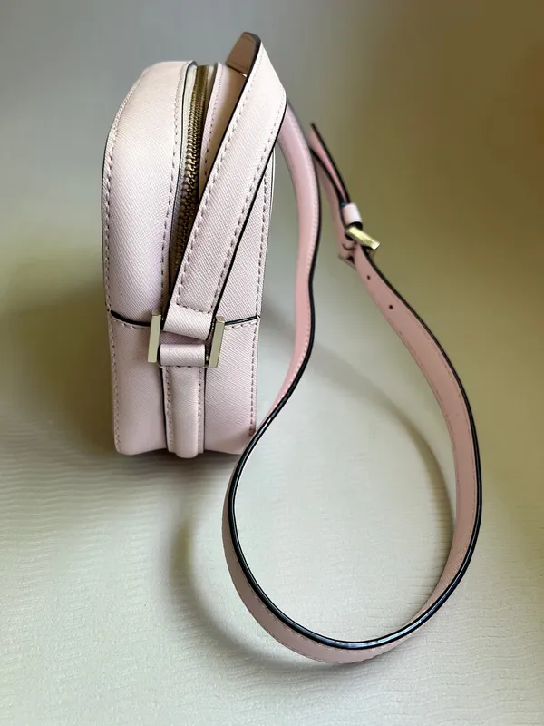 Kate Spade Newbury Lane Cammie Crossbody Leather Bag Dusty Peony Pink NWOT - Image 5