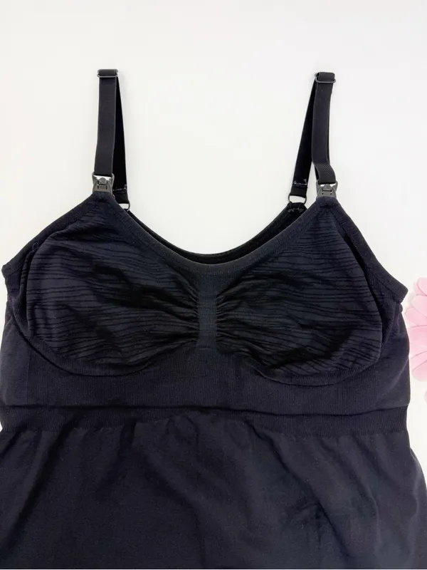 Kindred Bravely Simply Sublime® Maternity & Nursing Tank Black - Image 6