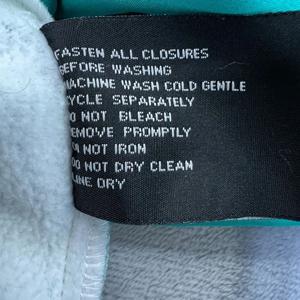 ZeroXposur Hooded Jacket Winter Coat Women Medium Teal Green Zip Up‎ Pockets - Image 5
