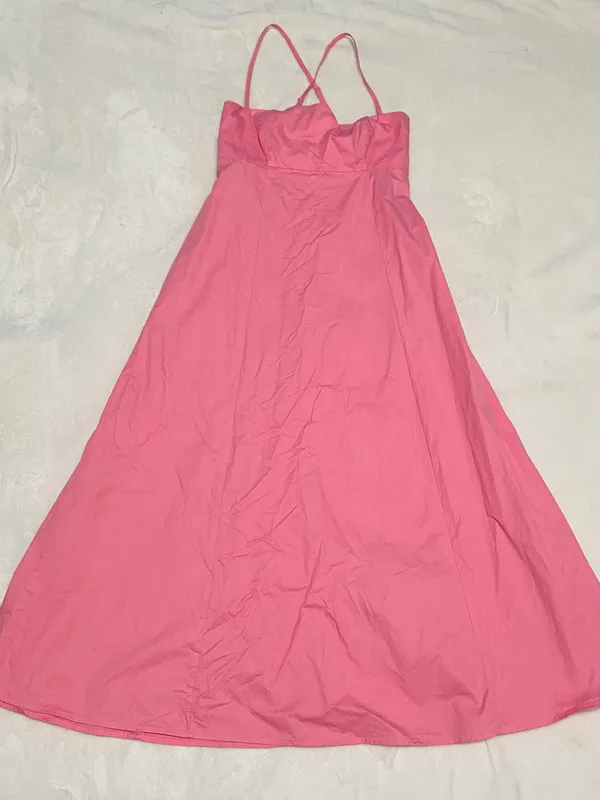 Amazon Hot Pink Maxi Dress - Image 2