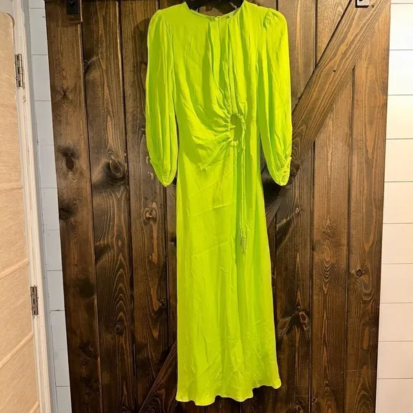 NWT Farm Rio Piping Puff Sleeve Dress - Image 5