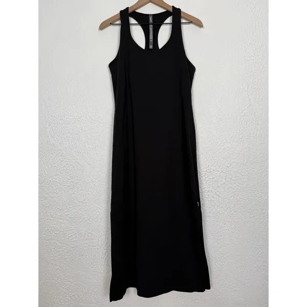 Vuori Halo Racerback Midi Dress Black Size XL - Image 2