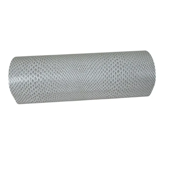 Jimmy Choo White‎ Faux Snakeskin Magnetic Closure Hard Side Eyeglass Case - Image 3