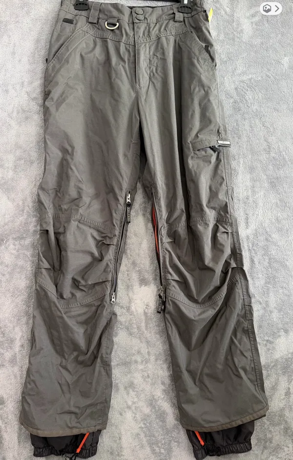 Volcom Mon Mothma Women’s Small Gray Snowboard Ski Pants Insulated Snow - Image 10