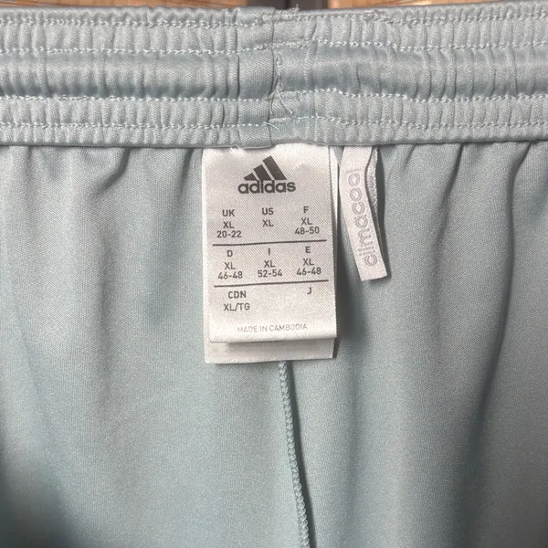 adidas Women's Light Gray Athletic Shorts - Image 2