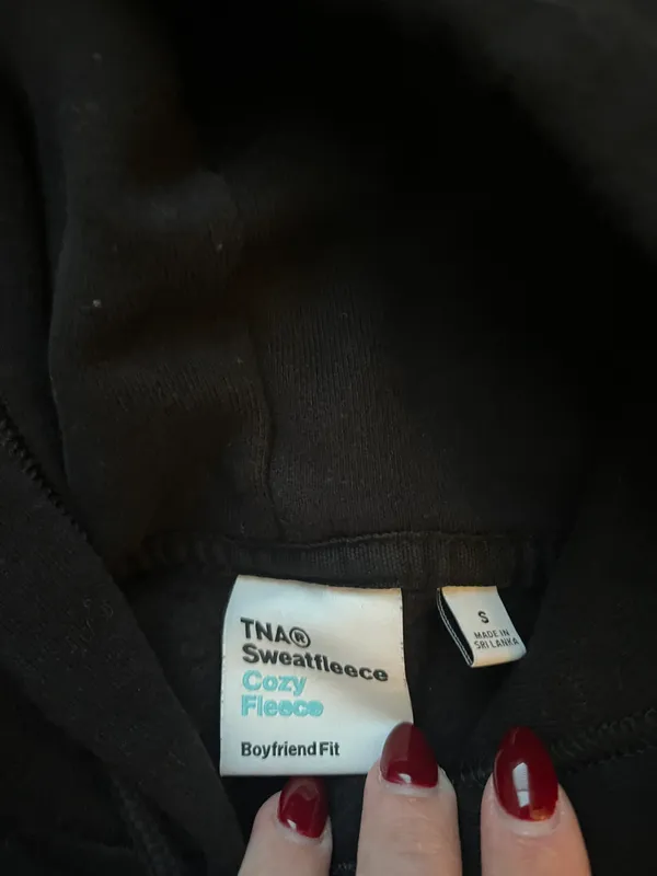 Aritzia Cozy Fleece Boyfriend Boxy Zip Hoodie - Image 5