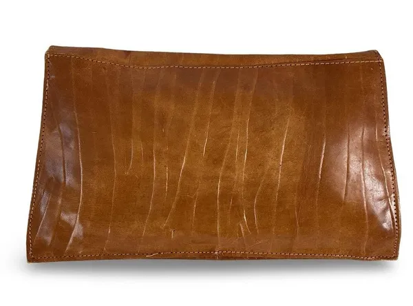 Mustard Flat Envelope Clutch Brown - Image 2