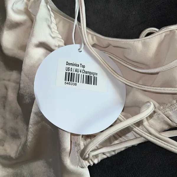 Princess Polly Dominica Top in Champagne Size 0 New with tag - Image 10