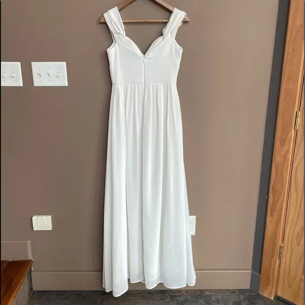Lulus Make Me Move Maxi‎ Dress in White Size Extra Small - Image 4