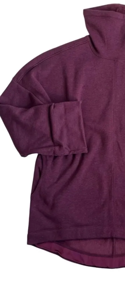 Athleta Kozy Karma Funnel Neck in Purple Grape - Image 4