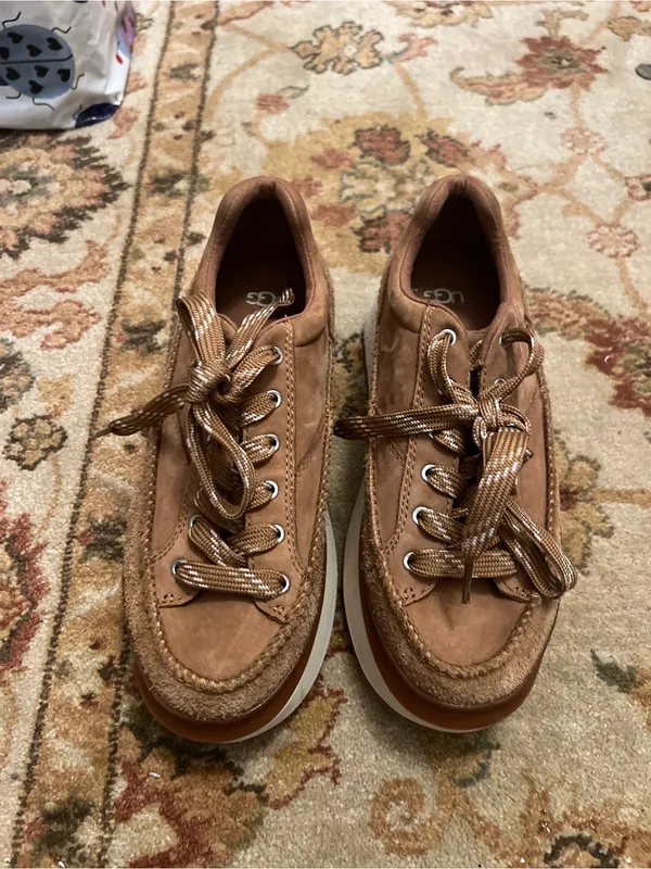 UGG Men’s Chestnut Suede Lace-Up Sneakers - Image 3