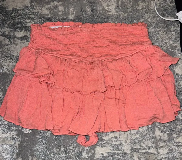 Mustard Seed Peach Coral Skirt - Image 4
