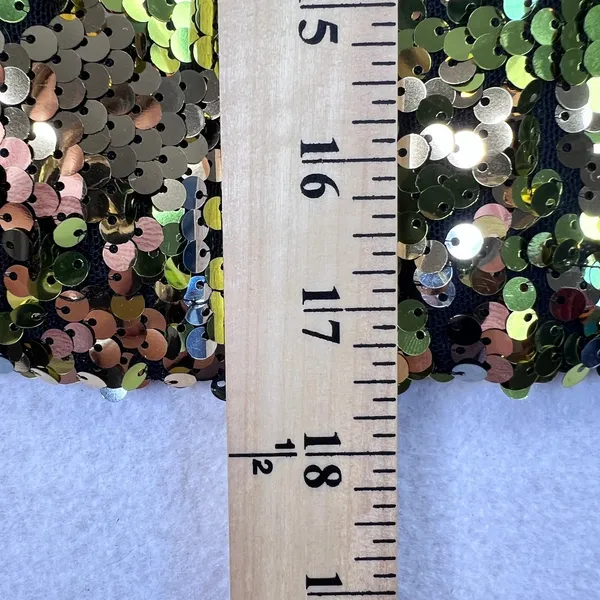 BB Dakota x Steve Madden Harmonia Sequin Mini Skirt Rainbow Multicolor Womens L‎ - Image 6