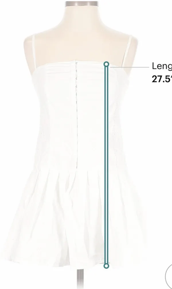 White ZARA Dress Mini - Image 4