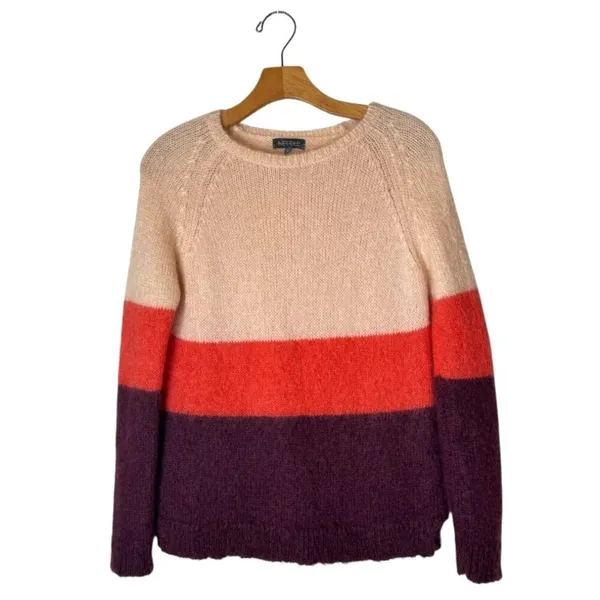 Anthropologie Needle Sweater Women Small Pink Louise Mohair Merino Wool‎ Knit - Image 2