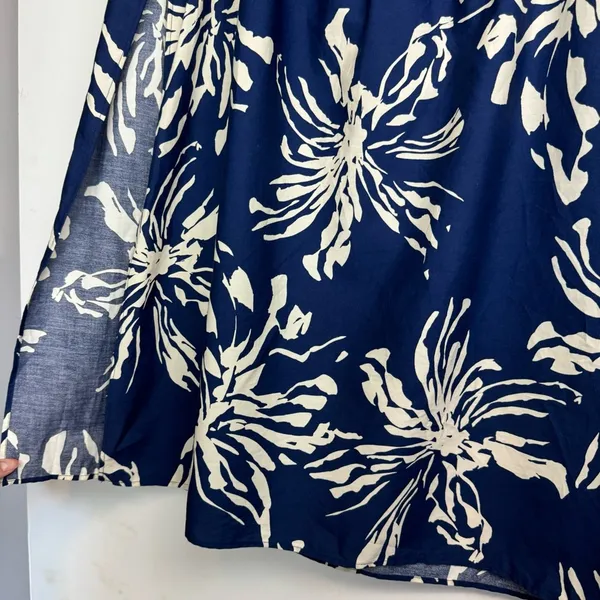 NWT ZARA Floral Tropical Printed Midi Skirt Sz Small Pleated Side Slit - Image 10