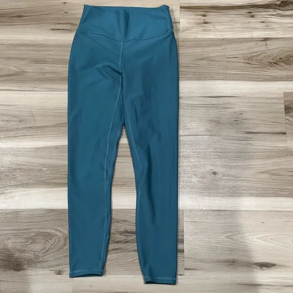 Abercrombie and Fitch YPB sculptLUX 7/8-Length Leggings Teal Women’s Small - Image 4