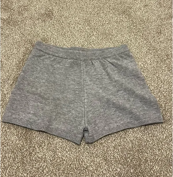 Pretty Garbage Cardigan and Shorts Set Gray Size L - Image 2
