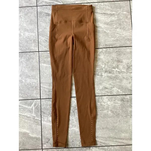 Lululemon Swift Speed High-Rise Tight 25 Brown Copper Running Leggings Size 0 - Image 3
