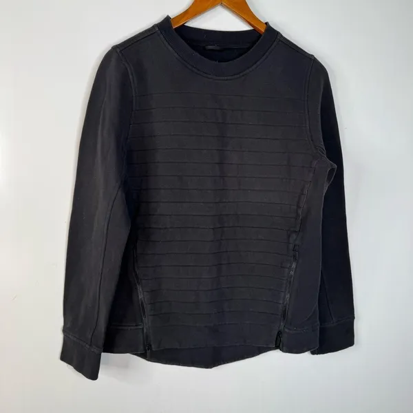 Lululemon Fleece Be True Crew‎ Black - Image 4