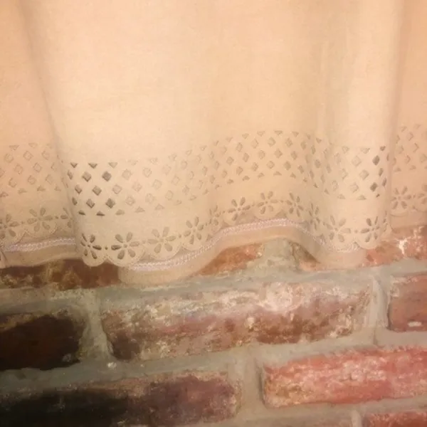 Cherish Brown Velour Eyelet Mini Dress Women's Size Small - Image 3