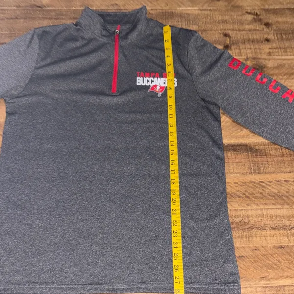 Tampa Bay Buccaneers NFL Team Apparel 1/4 zip pullover shirt - Image 8