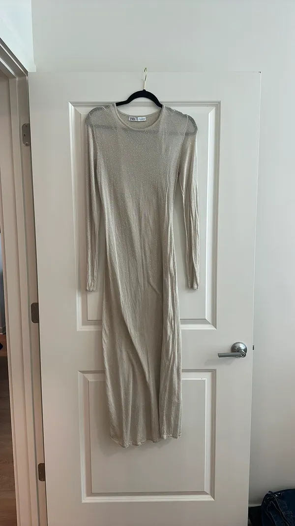 Long Shiny Zara Dress - Image 2