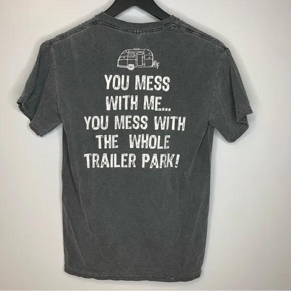 Comfort Colors Emerald Isle Trailer Park T-Shirt‎ Size S - Image 2