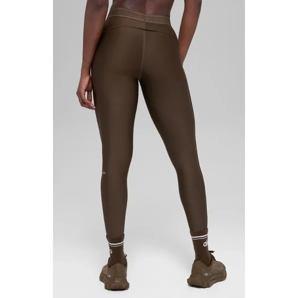 Alo Yoga Airlift High-Waisted Suit Up Leggings Espresso Brown Small - Image 2